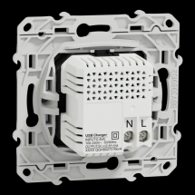  Prise double USB A+C Blc RECY 