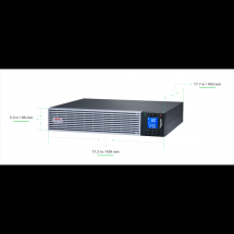  ONDULEUR SRV 1KVA BAT LI ION 