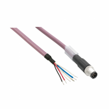  CABLE,STRAIGHT,M8-4P, FEM 