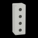  Boite mtal vide grise - M25 x 