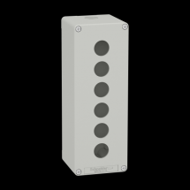  BOITE VIDE GRISE 6 TROUS 22MM 