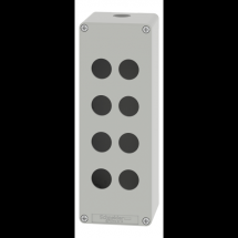  BOITE VIDE GRISE 8 TROUS 22MM 