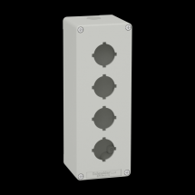  BOITE VIDE GRISE 4 TROUS 30MM 