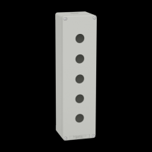  BOITE VIDE GRISE 5 TROUS 22MM 