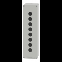  BOITE VIDE GRISE 8 TROUS 22MM 