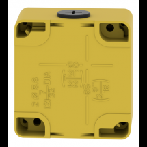  BOITIER VIDE JAUNE NON PERCE 