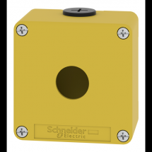  BOITIER VIDE JAUNE 1 TROU 22MM 