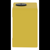  BOITIER VIDE JAUNE 1 TROU 22MM 