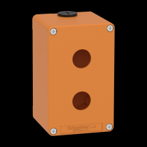  BOITE VIDE ORANGE 2 TROUS 22MM 