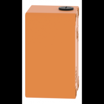  BOITE VIDE ORANGE 2 TROUS 30MM 