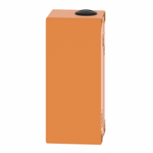  Boite mtal vide orange - M25 