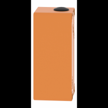  Boite mtal vide orange - M25 