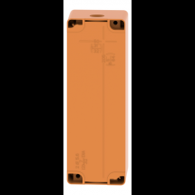  BOITE VIDE ORANGE 6 TROUS 22MM 