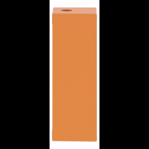  Boite mtal vide orange - M25 