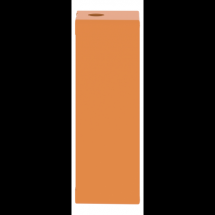  BOITE VIDE ORANGE 6 TROUS 22MM 