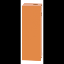  BOITE VIDE ORANGE 6 TROUS 22MM 