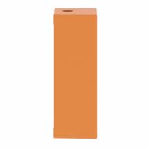  Boite mtal vide orange - M25 
