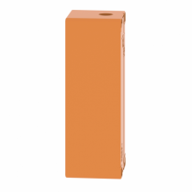  Boite mtal vide orange - M25 
