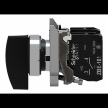  BOUTON TOURNANT NOIR DIAM 