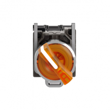  BOUTON TOURNANT LUMINEUX JAUNE 