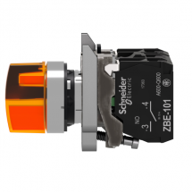  BOUTON TOURNANT LUMINEUX 3 POS 