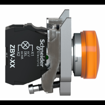  BP LUM FLUSH ORANGE 1O+1F 230V 