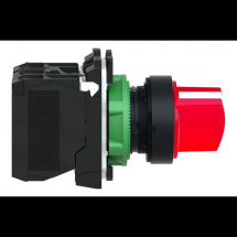  BOUTON TOURNANT LUMINEUX ROUGE 