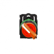  BOUTON TOURNANT LUMINEUX JAUNE 