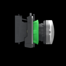  VOYANT DEL 24 V BLANC PUSH IN 