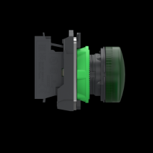  VOYANT DEL 24 V VERT PUSH IN 