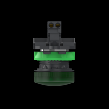  VOYANT DEL 24 V VERT PUSH IN 