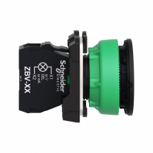  VOYANT DEL FLUSH VERT 24V 