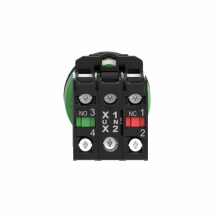  BP LUM FLUSH VERT 1O+1F 24V 
