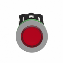  BP LUM FLUSH ROUGE 1O+1F 24V 