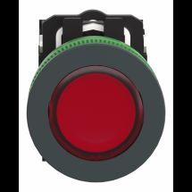  BP LUM FLUSH ROUGE 1O+1F 24V 