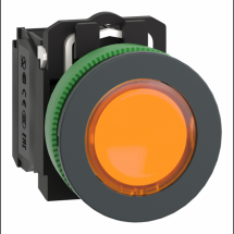  BP LUM FLUSH ORANGE 1O+1F 24V 