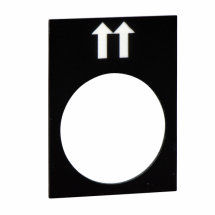  ETIQ 30X40MM NOI GAUCHE GV 