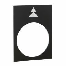  ETIQ 30X40MM NOI GAUCHE PV-GV 