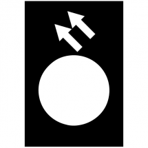  ETIQ 30X40MM NOI ARRIERE GV 