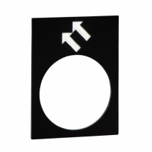  ETIQ 30X40MM NOI ARRIERE GV 