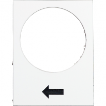  ETIQ 30X40MM BLC MONTEE PV 