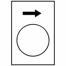  ETIQ 30X40MM BLC MONTEE PV 