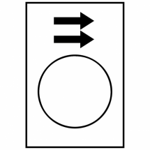  ETIQ 30X40MM BLC MONTEE GV 