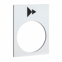  ETIQ 30X40MM BLC MONTEE PV-GV 