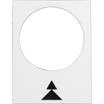  ETIQ 30X40MM BLC DROITE PV-GV 