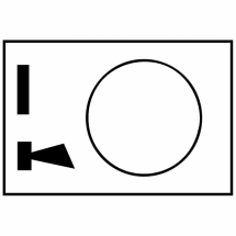  ETIQ 30X40MM BLC ALARME-MARCHE 