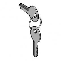  JEU DE CLE N 458A 