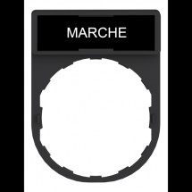  PORTE ETIQUETTES MARCHE 