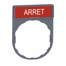  HARMONY - PORTE-ETIQUETTE PLAT 