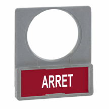  PORTE-ETIQUETTE PLAT 30X40 GRI 